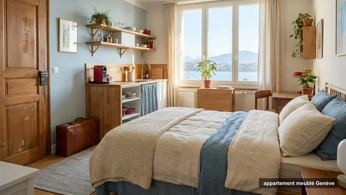 Studio meublé pour un séjour temporaire à Genève