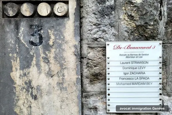 Etude d'Avocats De-Beaumont 3, avocat immigration à Genève