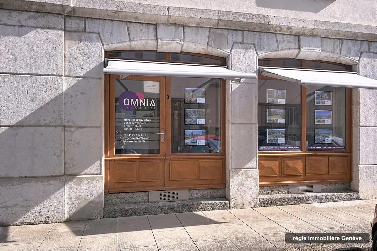 OMNIA Immobilier Genève, régie immobilière à Genève