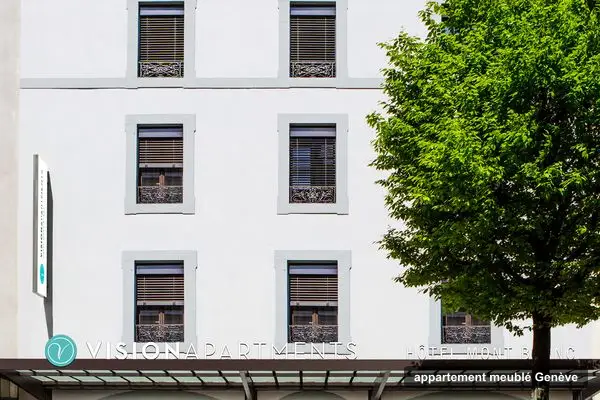 VISIONAPARTMENTS Living Hotel Mont-Blanc, appartement meublé à Genève
